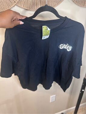 GREASE Black Short Sleeve Tee - Casual Women's Top
